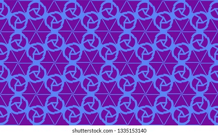 Curved line in triangles style. Vector illustration. Decorative design for For interior wallpaper, smart design, fashion print.
