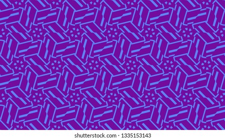 Curved line in triangles style. Vector illustration. Decorative design for For interior wallpaper, smart design, fashion print.