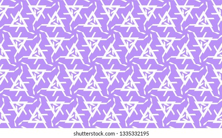 Curved line in triangles style. Vector illustration. CFor interior wallpaper, smart design, fashion print