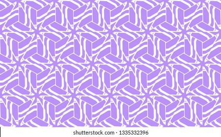 Curved line in triangles style. Vector illustration. CFor interior wallpaper, smart design, fashion print