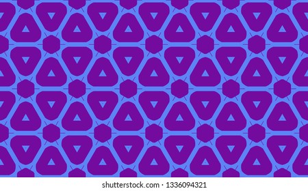 Curved line in triangles style. Vector illustration. Decorative design for For interior wallpaper, smart design, fashion print.