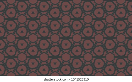 Curved line in triangles style. Vector illustration. For interior wallpaper, smart design, fashion print