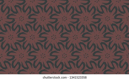 Curved line in triangles style. Vector illustration. For interior wallpaper, smart design, fashion print
