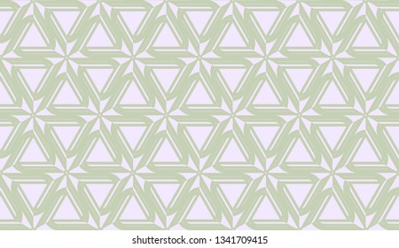 Curved line in triangles style. Vector illustration. For interior wallpaper, smart design, fashion print