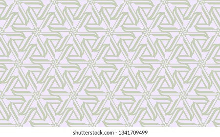 Curved line in triangles style. Vector illustration. For interior wallpaper, smart design, fashion print
