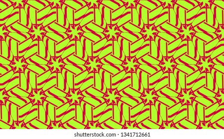 Curved line in triangles style. Vector illustration. For interior wallpaper, smart design, fashion print
