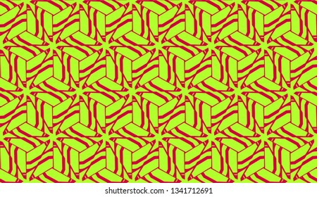 Curved line in triangles style. Vector illustration. For interior wallpaper, smart design, fashion print