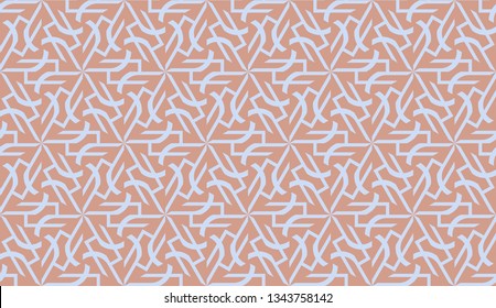 Curved line in triangles style. Vector illustration. For interior wallpaper, smart design, fashion print