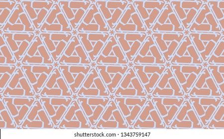 Curved line in triangles style. Vector illustration. For interior wallpaper, smart design, fashion print