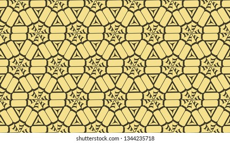 Curved line in triangles style. Vector illustration. For interior wallpaper, smart design, fashion print