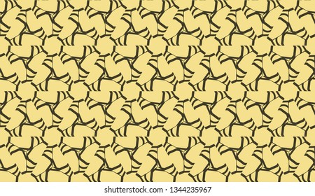 Curved line in triangles style. Vector illustration. For interior wallpaper, smart design, fashion print