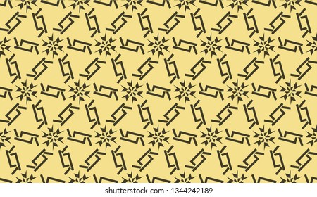 Curved line in triangles style. Vector illustration. For interior wallpaper, smart design, fashion print