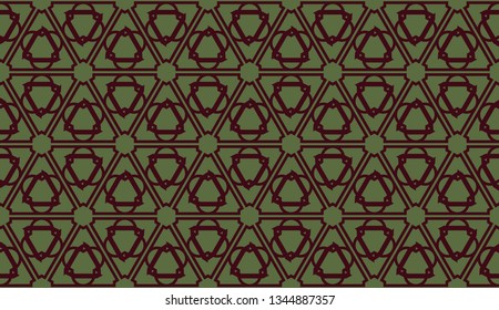Curved line in triangles style. Vector illustration. For interior wallpaper, smart design, fashion print