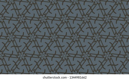Curved line in triangles style. Vector illustration. For interior wallpaper, smart design, fashion print