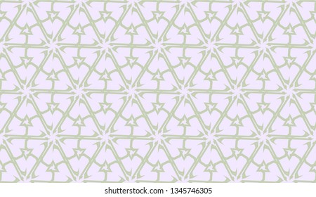 Curved line in triangles style. Vector illustration. For interior wallpaper, smart design, fashion print