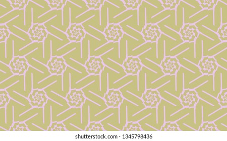 Curved line in triangles style. Vector illustration. For interior wallpaper, smart design, fashion print