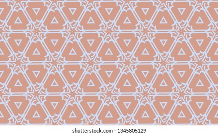 Curved line in triangles style. Vector illustration. For interior wallpaper, smart design, fashion print