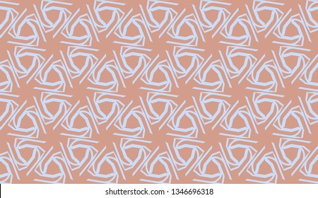 Curved line in triangles style. Vector illustration. For interior wallpaper, smart design, fashion print