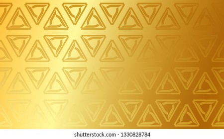 Curved Line. Triangular Style. Vector Illustration. Beautiful Bright Illustration. Vector. Smoth golden color multicolored colorful gradient background. Design For You Business