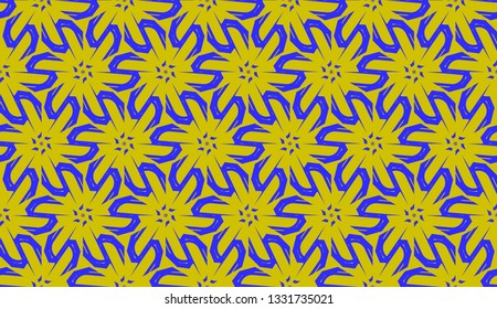 Curved line. Triangular style. Vector illustration