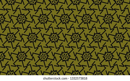 Curved line. Triangular style. Vector illustration