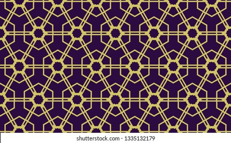 Curved line. Triangular style. Vector illustration