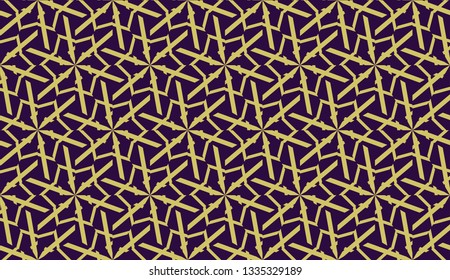 Curved line. Triangular style. Vector illustration