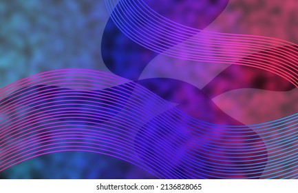 curved lines abstract background shining straight lines