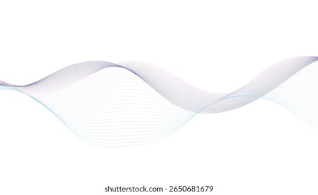 Curved lines, artistic background. Modern, soft-toned illustration.