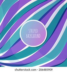 Curved Lines Background. Vector Illustration  for artwork, party flyers, posters, banners