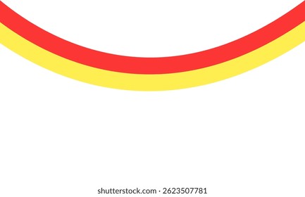 Curved lines birthday party decorations are colorful