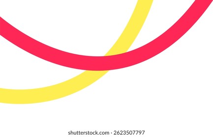 Curved lines birthday party decorations are colorful