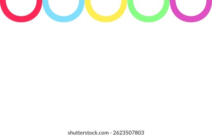 Curved lines birthday party decorations are colorful