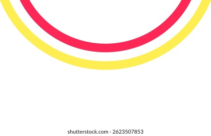 Curved lines birthday party decorations are colorful
