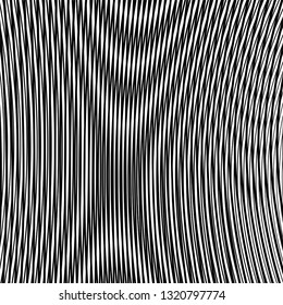 Curved lines creative design modern striped pattern black and white monochrome design element empty blank backlground