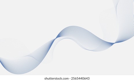 curved lines form fluid wave shapes. Gradient shades create a sense of depth and motion. A dark background emphasizes the vibrant details. The pattern is abstract