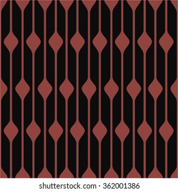 Curved lines in the pattern, multipurpose seamless vector background.