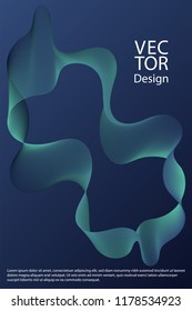 Curved lines ripple texture fluid geometric shapes abstract backgrounds, cover page layouts set. Curve wavy lines fiber blend gradients, flowing waves ripple. Cool curve intersecting lines texture.