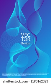 Curved lines ripple texture fluid geometric shapes abstract backgrounds, cover page layouts set. Curve wavy lines fiber blend gradients, flowing waves ripple. Cool curve intersecting lines texture.