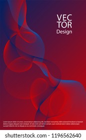 Curved lines ripple texture fluid geometric shapes abstract backgrounds, cover page layouts set. Curve wavy lines fiber blend gradients, flowing waves ripple. Cool curve intersecting lines texture.
