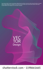 Curved lines ripple texture fluid geometric shapes abstract backgrounds, cover page layouts set. Curve wavy lines fiber blend gradients, flowing waves ripple. Cool curve intersecting lines texture.