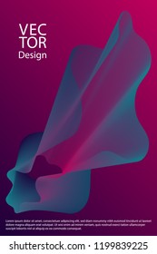 Curved lines ripple texture fluid geometric shapes abstract backgrounds, cover page layouts set. Curve wavy lines fiber blend gradients, flowing waves ripple. Cool curve intersecting lines texture.