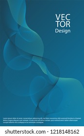 Curved lines ripple texture fluid geometric shapes abstract backgrounds, cover page layouts set. Curve wavy lines fiber blend gradients, flowing waves ripple. Cool curve intersecting lines texture.