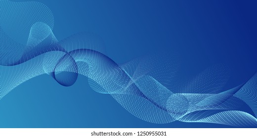 Curved lines ripple texture fluid geometric shapes abstract backgrounds, cover page layouts set. Curve wavy lines fiber blend gradients, flowing waves ripple. Cool curve intersecting lines texture.