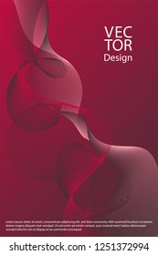 Curved lines ripple texture fluid geometric shapes abstract backgrounds, cover page layouts set. Curve wavy lines fiber blend gradients, flowing waves ripple. Cool curve intersecting lines texture.