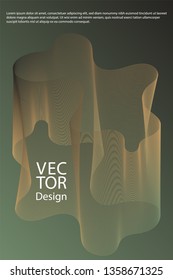 Curved lines ripple texture fluid geometric shapes abstract backgrounds, cover page layouts set. Curve wavy lines fiber blend gradients, flowing waves ripple. Cool curve intersecting lines texture.