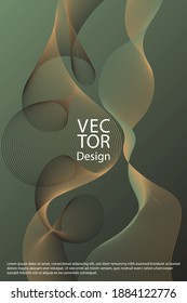 Líneas curvadas rimpen textura fluido formas geométricas fondo abstracto, diseño de portada conjunto. Las líneas onduladas de curva mezclan gradientes de fibra, y las olas fluyen se dispersan. Curva fría que intersecta la textura de líneas.