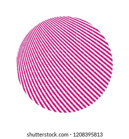 curved lines with volumetric effect with points