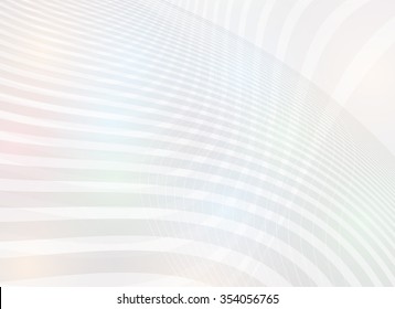 Curved lines and wave abstract background, vector illustration