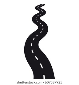 long road clipart